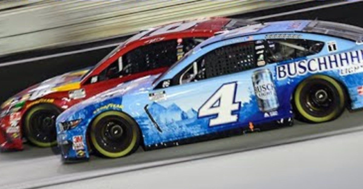 Kevin Harvick, Kyle Busch Duked It Out in Intense Battle ...