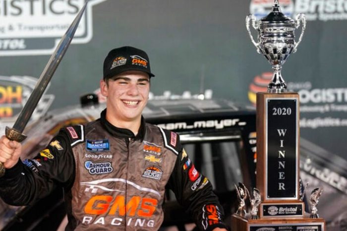 17-Year-Old Sam Mayer Wins First Truck Series Race