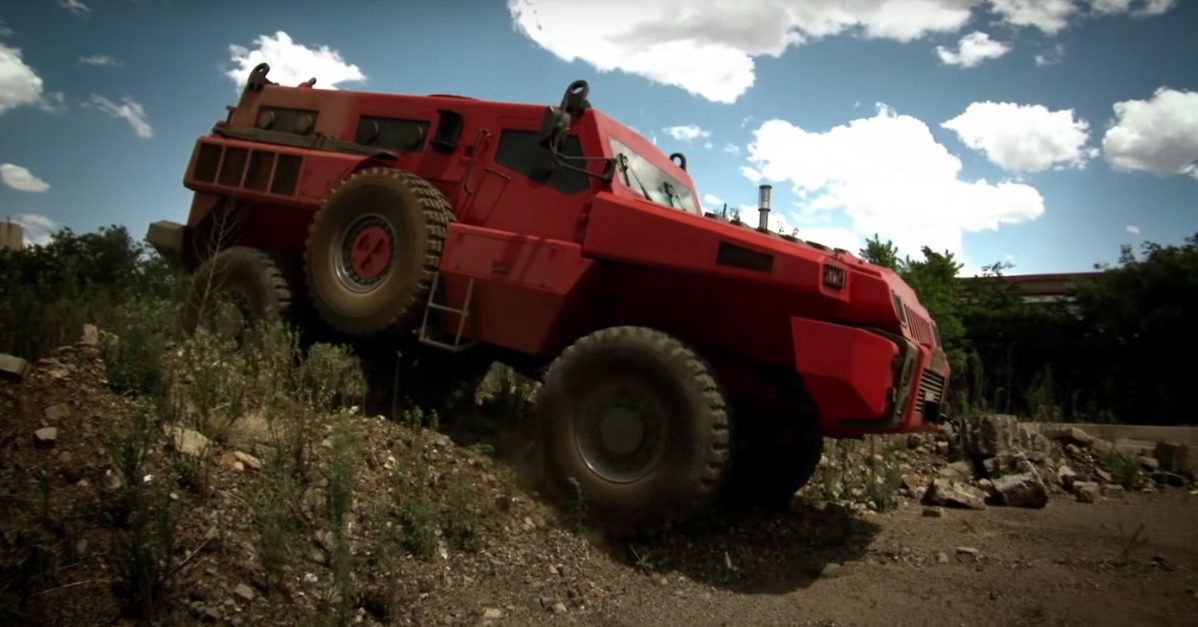 10-Ton Military Vehicle Can Withstand Explosives - alt_driver