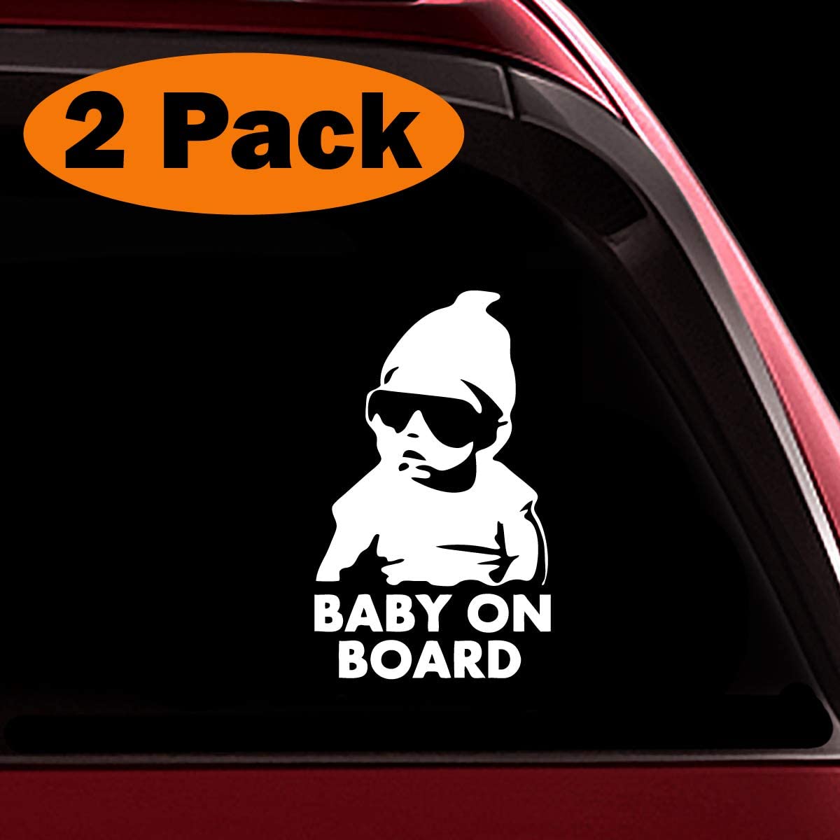 TOTOMO Baby on Board Sticker - (Set of 2)