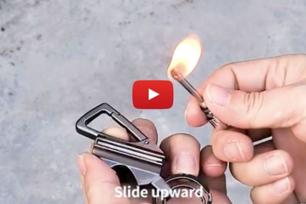 This $10 Fire Starter Keychain Doubles as a Survival Tool and Bottle Opener