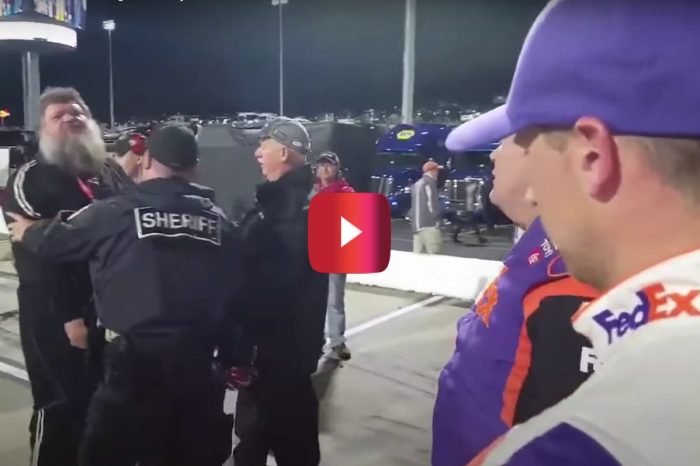 This Riled-Up Chase Elliott Fan Actually Tried to Fight Denny Hamlin
