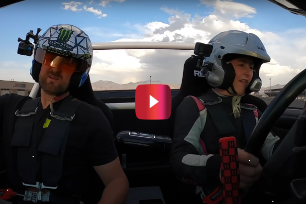 Ken Block’s 14-Year-Old Daughter Gets Drift Lessons From an Iconic Champ