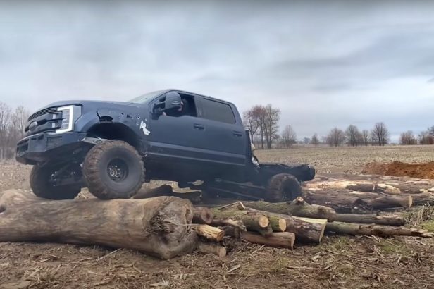 Extreme Logging in a F-350? Sign Us Up!