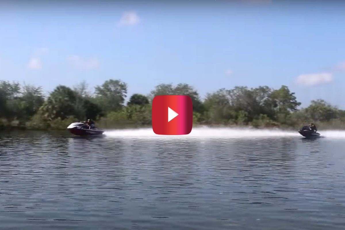 Awesome Things Happen When You Put Nitrous in a Turbo Jet Ski alt_driver