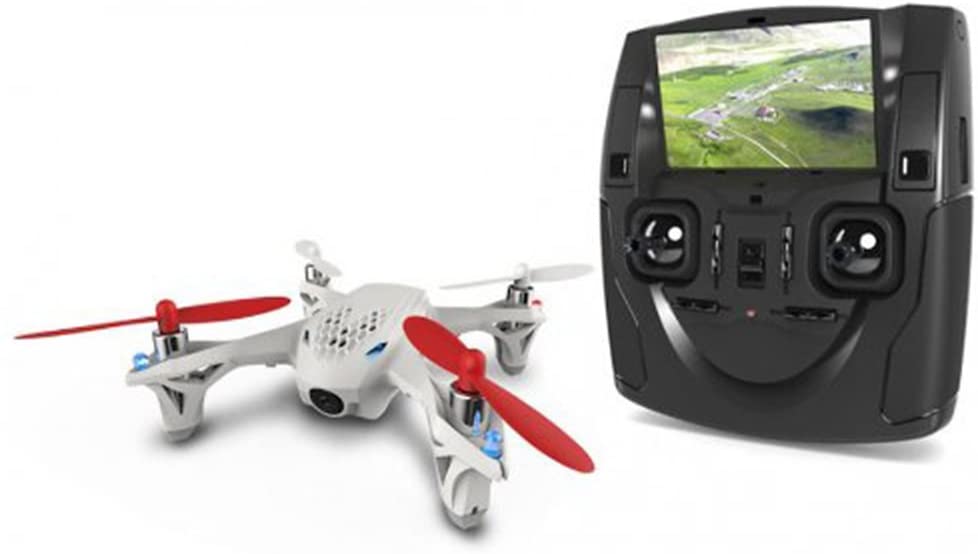 HUBSAN H107D X4 Drone FPV 480P Camera Live Video 5.8GHz Quadcopter Mode 2 RTF (White)