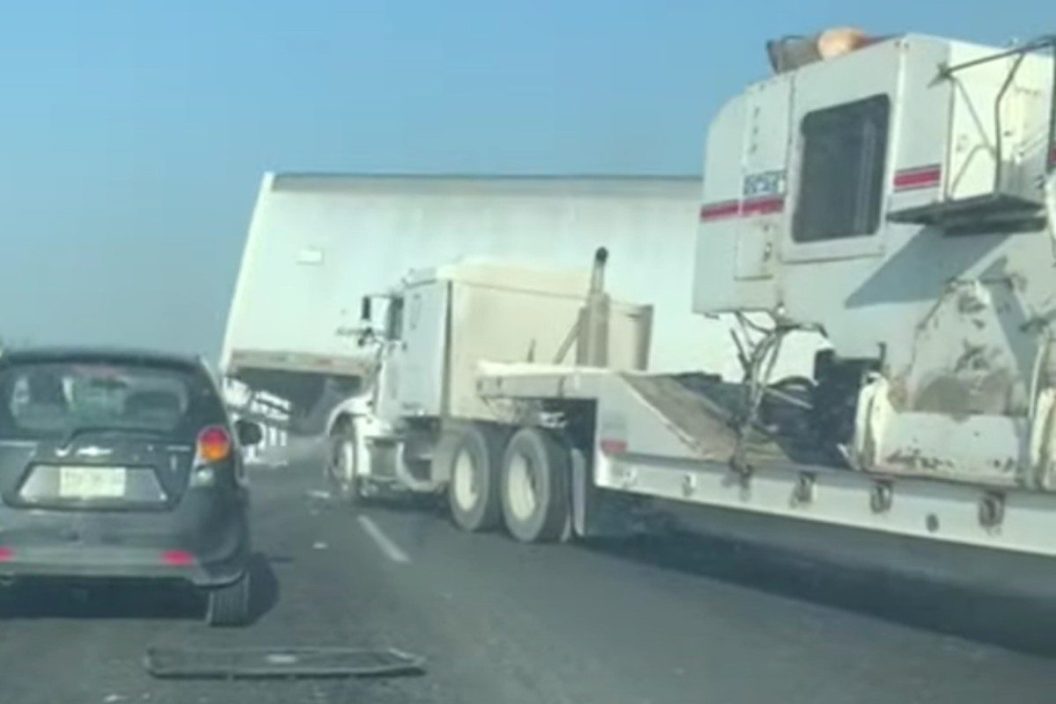 Truck Involved in Multiple Accidents on Highway