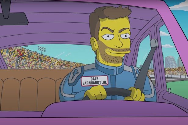 Dale Earnhardt Jr. Got Turned Into a “Simpsons” Character for This Daytona 500 Ad