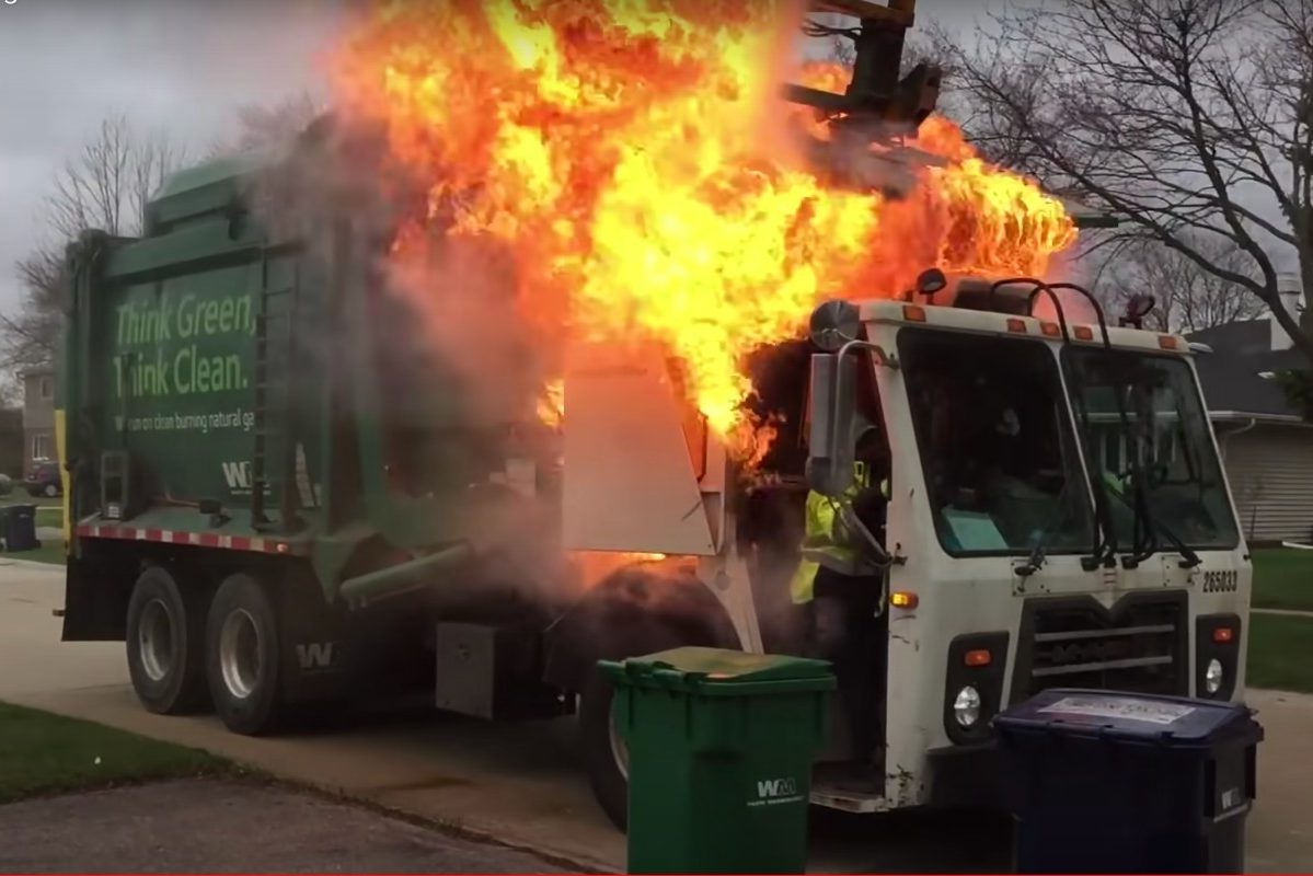 garbage truck video