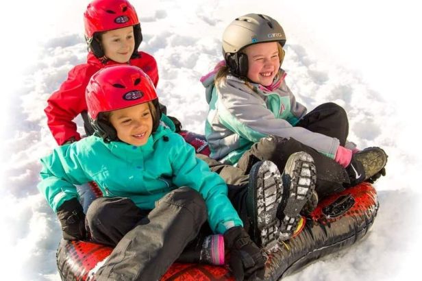 This 3-Person Snow Tube Will Take Snow Tubing to a New Level of Fun