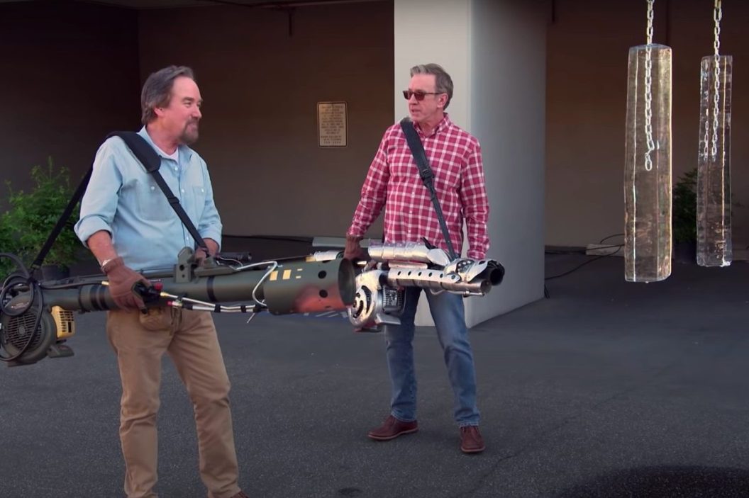 Tim Allen Richard Karn Fire-Breathing Leaf Blowers Assembly Required