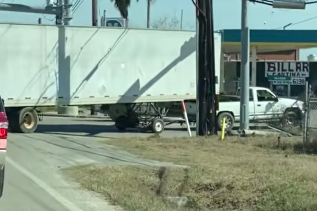chevy truck tows big rig trailer