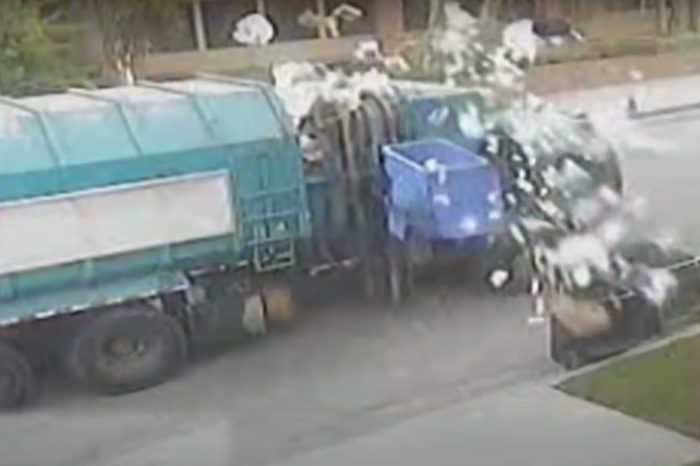This Garbage Truck Fail Made It on “America’s Funniest Home Videos”