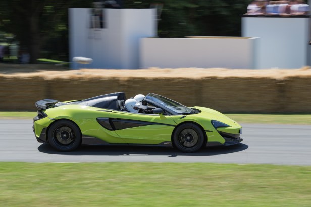 The McLaren 600LT at the Goodwood Festival of Speed 2019 on July 4th in Chichester, England