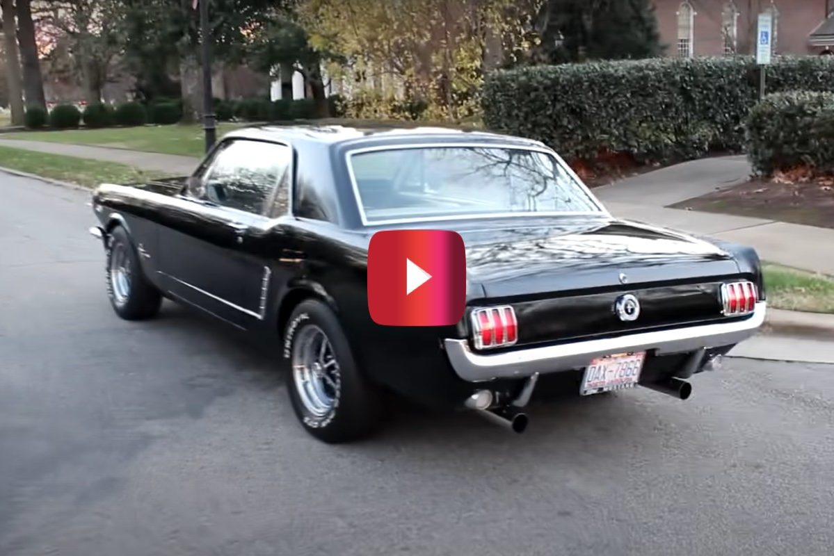 Mustang 1965 V8 289 exhaust sound