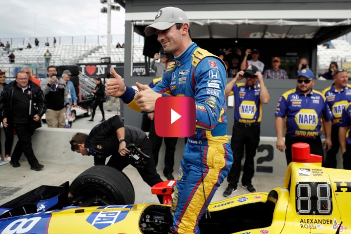IndyCar Driver Alexander Rossi Recalls “Wild Experience” of Sneezing While Racing