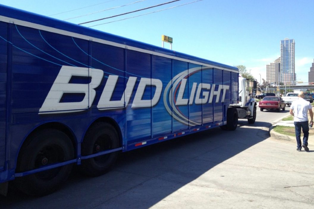 bud light truck