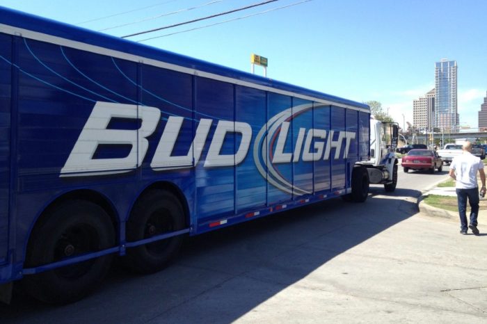 40,000 Pounds of Bud Light Spills Onto Highway After Truck Crashes