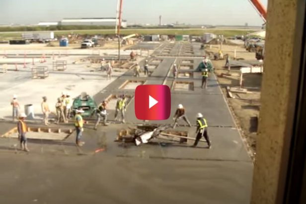 Out-of-Control Concrete Buffer Causes Chaos on Construction Site