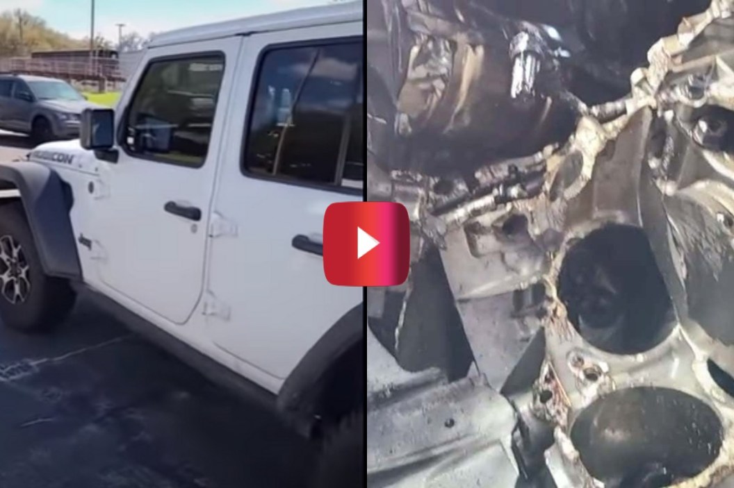 RV Driver Destroys Jeep Wrangler by Flat-Towing in 4-Low - alt_driver