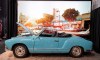 Cliff Booth's (played by Brad Pitt) blue Volkswagen Karmann Ghia from the film Once Upon a Time in Hollywood