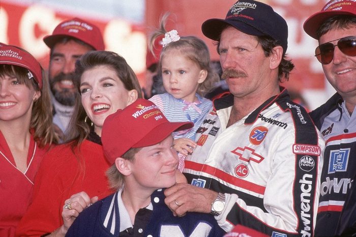 Dale Earnhardt Jr.’s Rare Childhood Photo of Him, His Dad, and the Family Dog Is a Wholesome ’80s Throwback