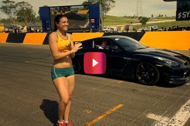 Olympic Hurdler Michelle Jenneke Races a Nissan GTR in This Classic “Top Gear” Moment