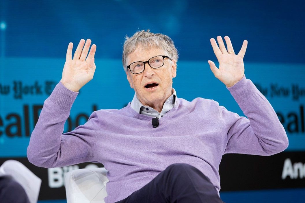bill gates speaks onstage at 2019 New York Times Dealbook on November 06, 2019 in New York City