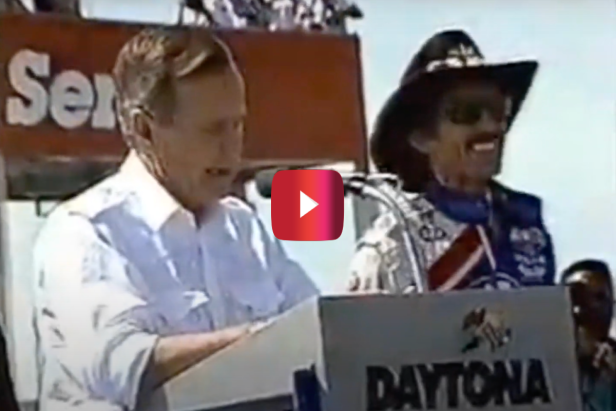 George H.W. Bush Paid Tribute to Richard Petty and America in His Most Memorable Daytona Visit