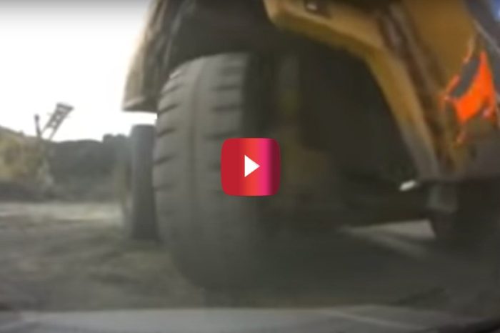 Massive Haul Truck Crushes an SUV With Mechanics Inside, and the Footage Is Wild