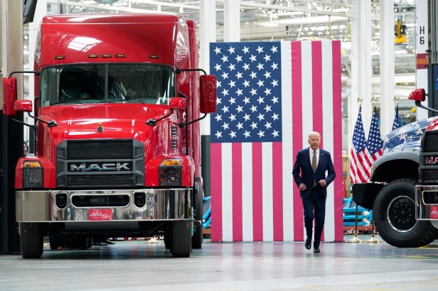 President Biden Highlights His “Buy American” Initiatives During Mack Truck Factory Visit