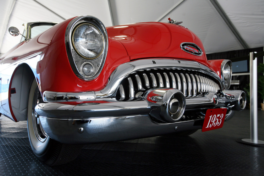 1953 buick skylark roadster at then and now exhibit
