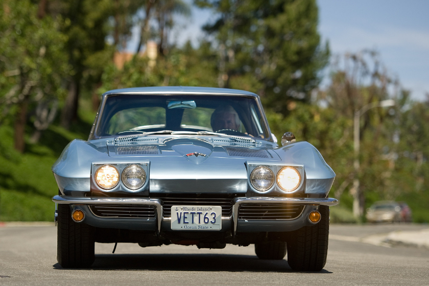 front view of 1963 chevrolet corvette sting ray