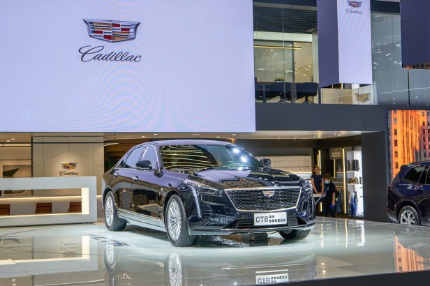 The Cadillac CT6 at the Beijing International Auto Show, Beijing, China, September 26, 2020