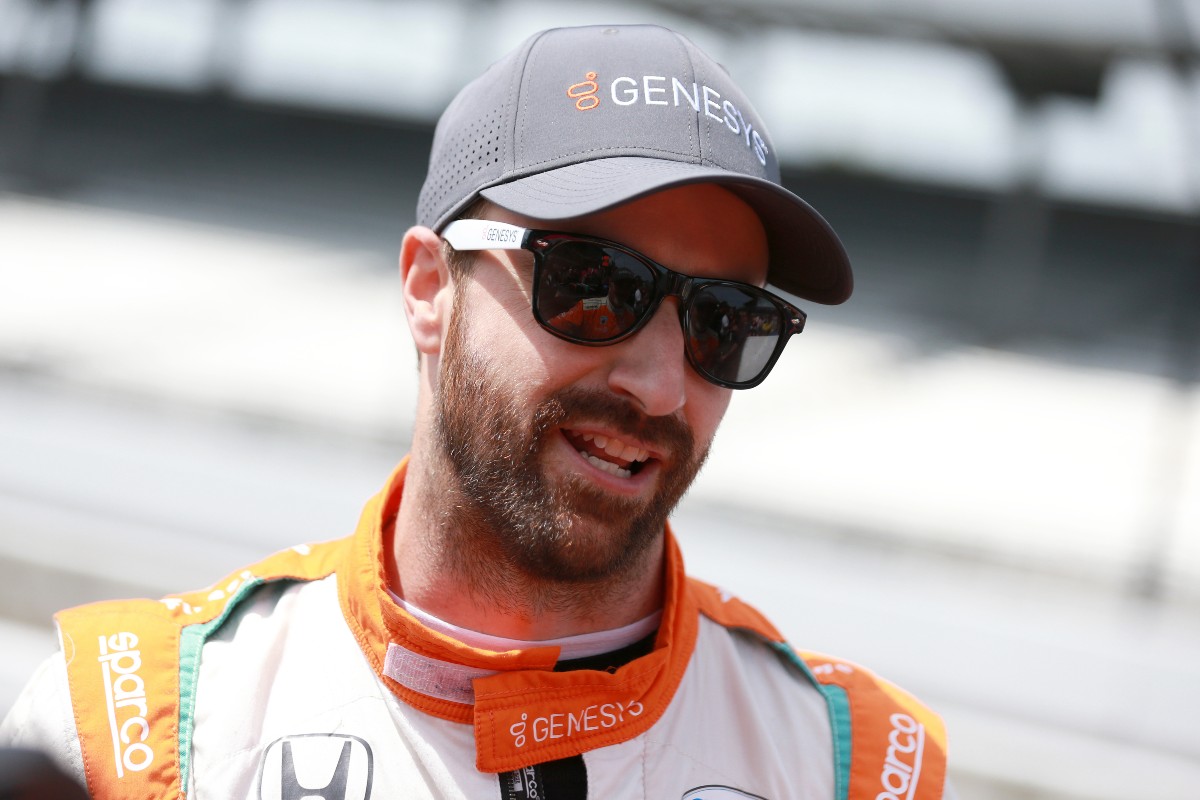 James Hinchcliffe at NTT IndyCar Series Big Machine Spiked Coolers Grand Prix at Indianapolis Motor Speedway