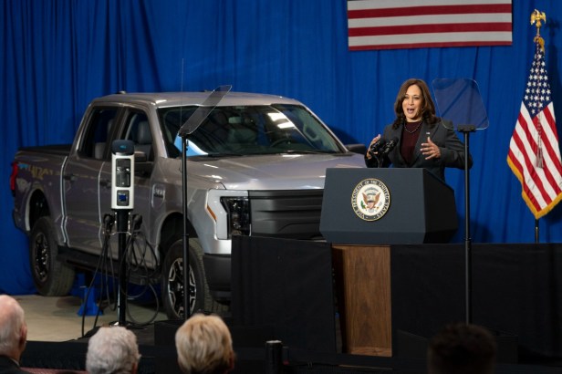 Kamala Harris Rolls Out Ambitious Plan for Electric Vehicle Charging Network