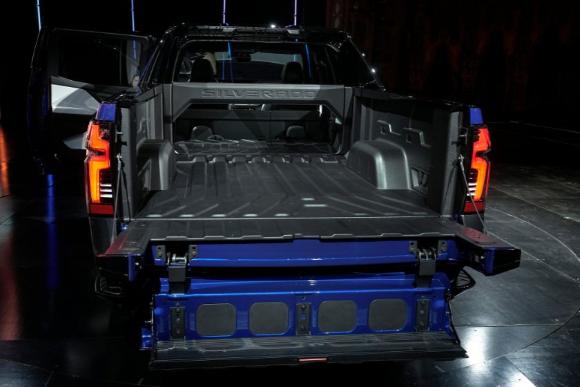 2024 Chevrolet Silverado EV RST interior truck bed