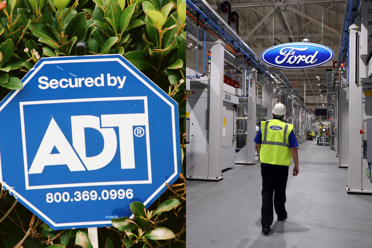 adt logo and ford logo