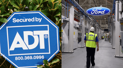 adt logo and ford logo