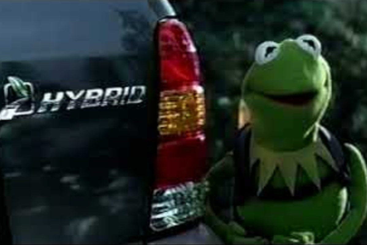 kermit the frog ford escape hybrid super bowl commercial