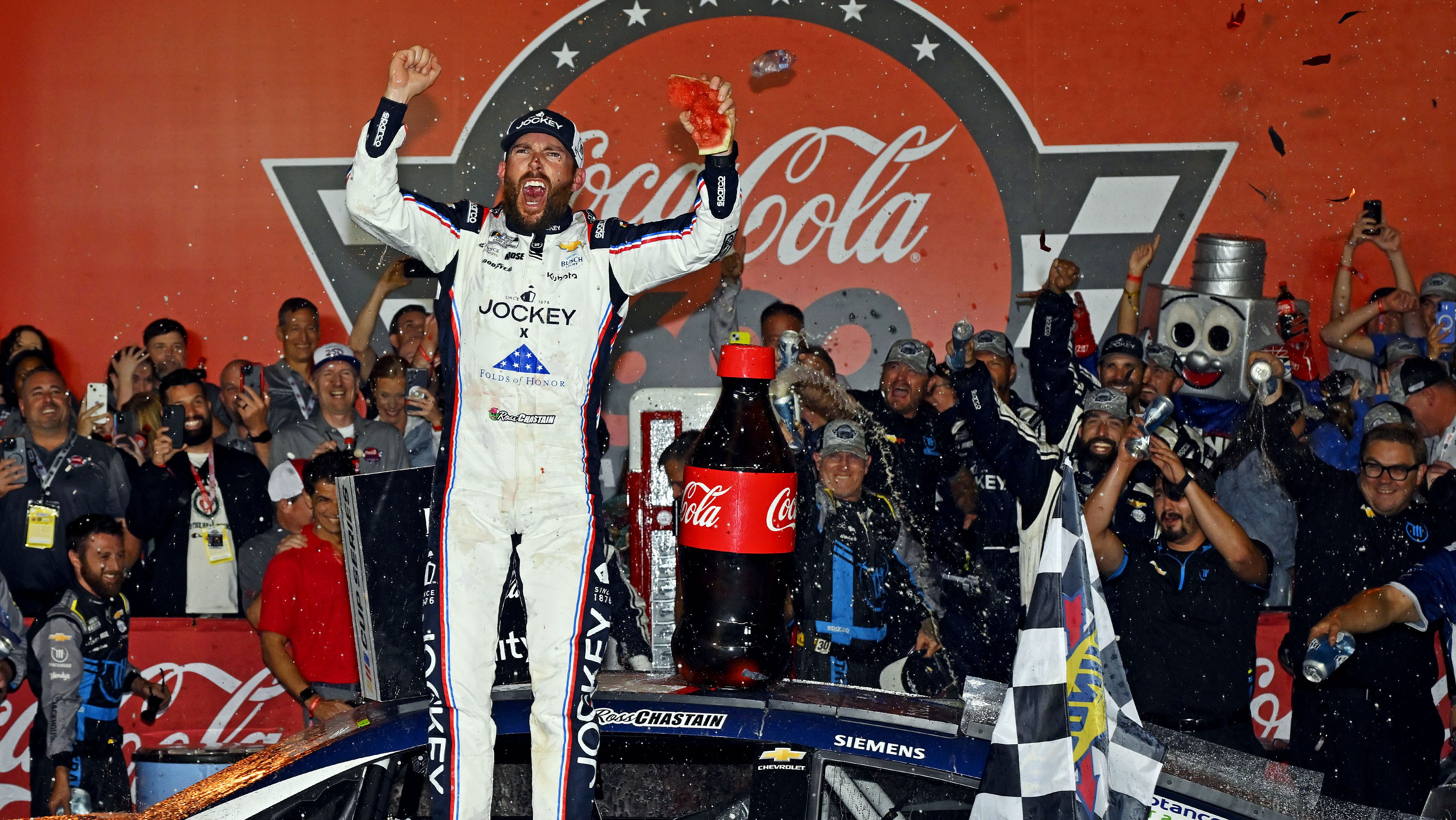 Ross Chastain rides backup car to first Coca-Cola 600 win - alt_driver