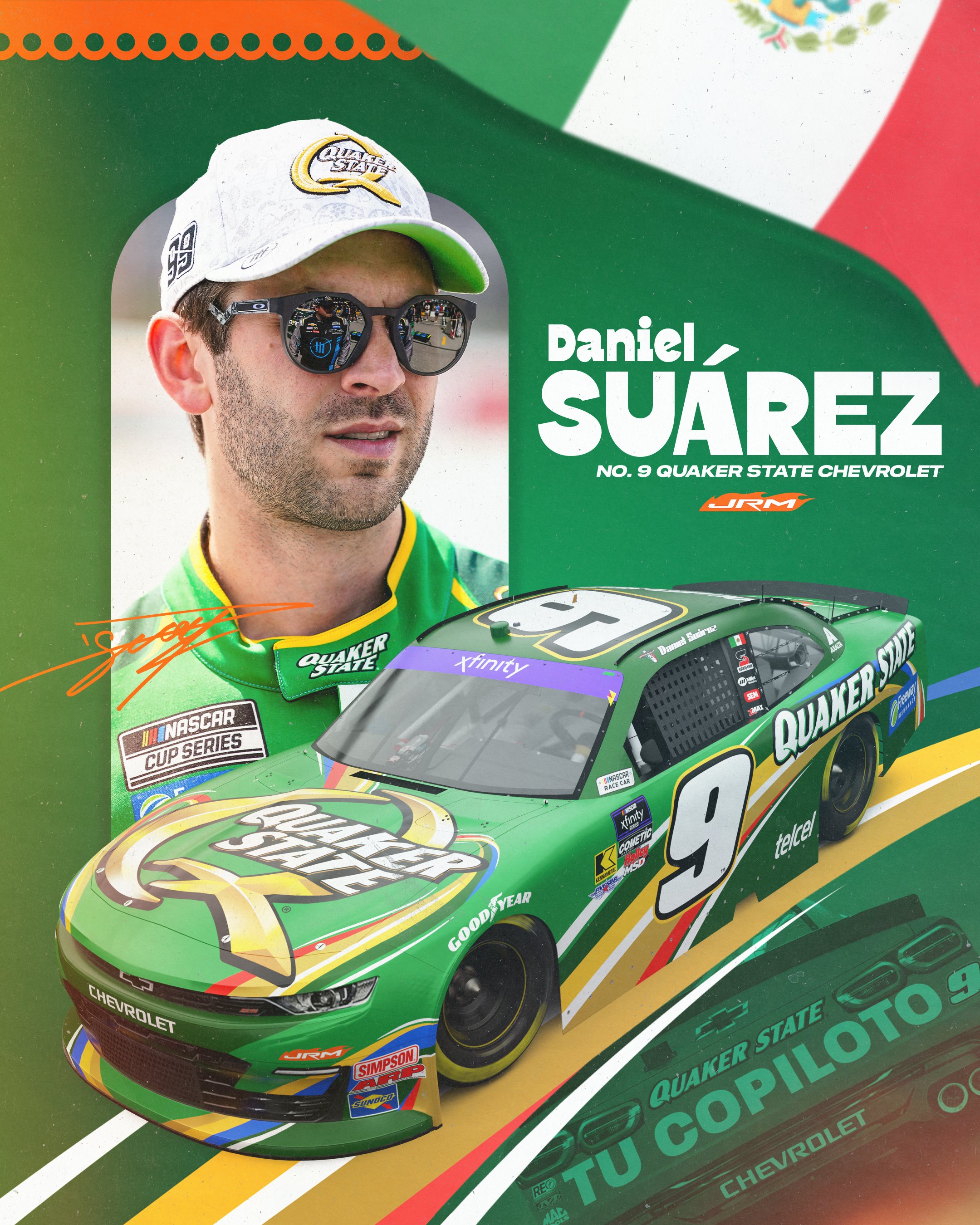 Juarez Racing Team Daniel Suarez teams up with JR Motorsports for special event - alt_driver